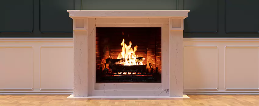 Open Flame Wood-Burning Fireplace Installation Services in Joliet, Illinois